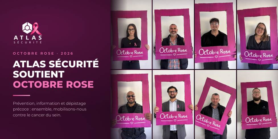 Octobre Rose 2026 : Atlas Sécurité se mobilise contre le cancer du sein