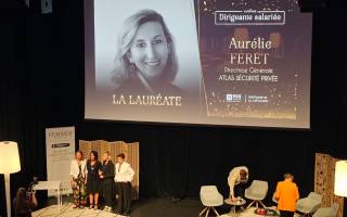 Aurélie Féret, gagnante de la catégorie dirigeante salariée