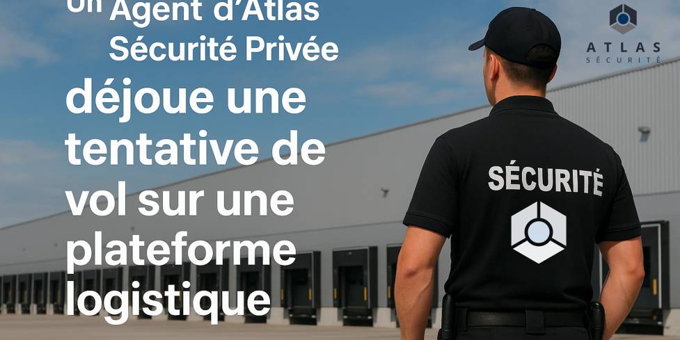 PROFESSIONNALISME ET VIGILANCE - Un agent d’Atlas Sécurité Privée déjoue une tentative de vol sur une plateforme logistique