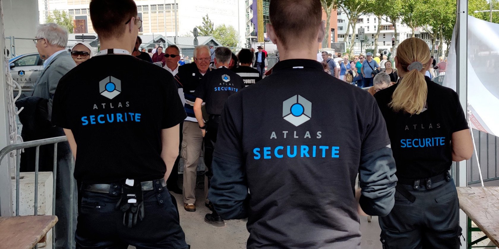 Agents d'Atlas Sécurité sur le terrain